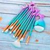 10/11pcs Makeup Brushes Kit maquiagem maquillaje New Mermaid Foundation Eyebrow Eyeliner Cosmetic makeup Brushes 5