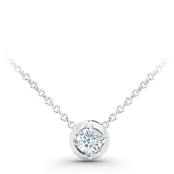 

Pendant in white gold with a diamond