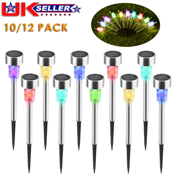 

10-12PCS LED Solar Light for Garden Lawn Decoration Pathway Patio Yard Lantern Waterproof Outdoor Landscape Lighting