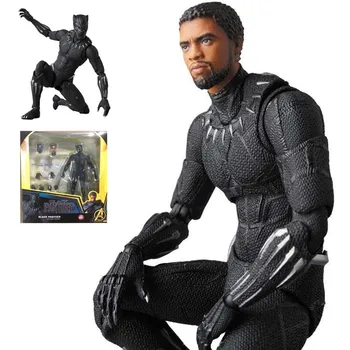 

Disney 17cm Black Panther Toys dolls Black Panther 17cm Action Figure Toys Model christmas gift