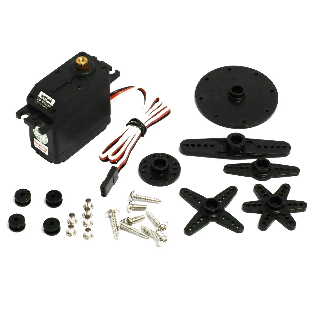 RC сервопривод 1 шт. SpringRC SM S4315R 15 кг 360 ° металлический непрерывного вращения для