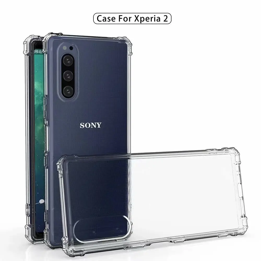 Airbag DropProof Anti-shock Armor Case for Sony Xperia 8 5 10 Plus 1 XA3 Ultra XA2 XZ4 XZ3 XZ2 Premium Cover TPU Soft Phone |