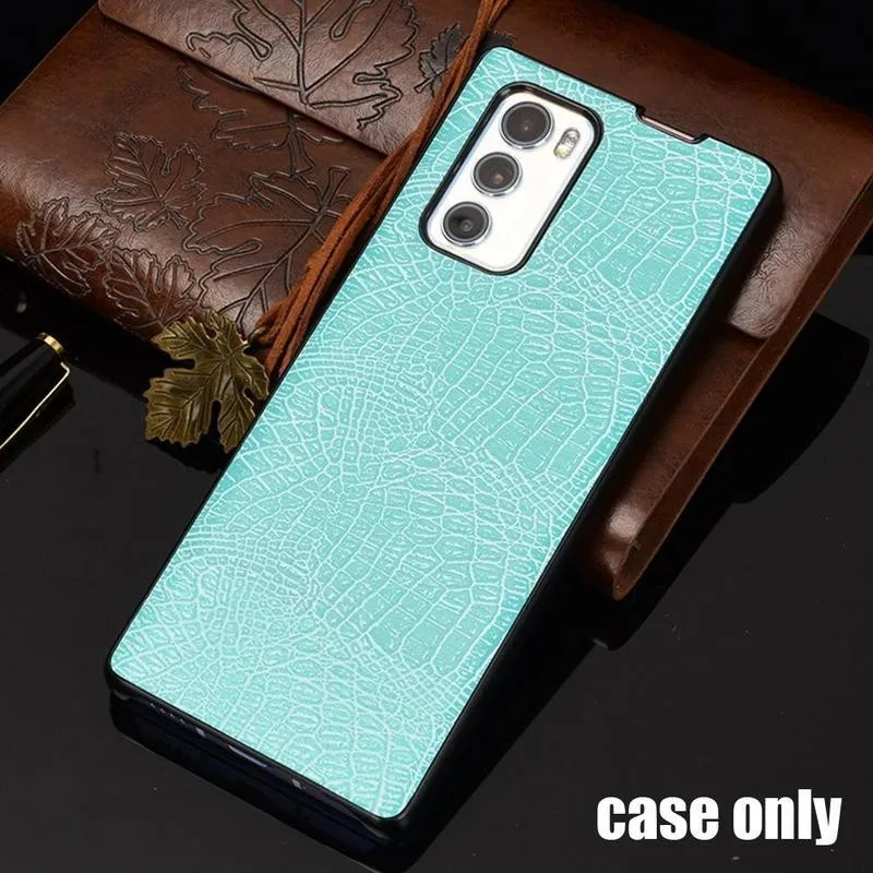 Shockproof Case For LG Wing 5G Crocodile Texture Leather Hard Cover Slim Design Shatterproof Anti-scratch Material | Мобильные