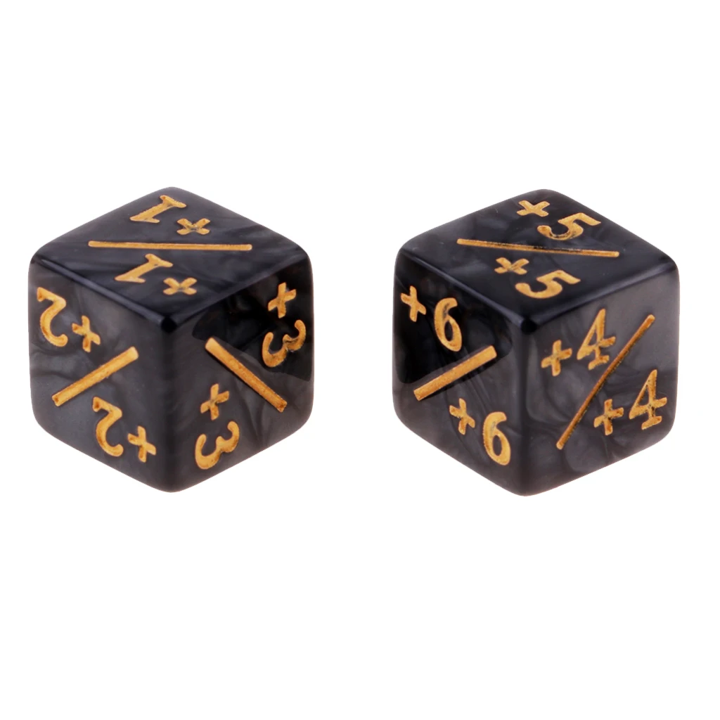  Math Learning Educational  TRPG D&D Board Dice Game 6-side Fractional Dice Family D6 Dices