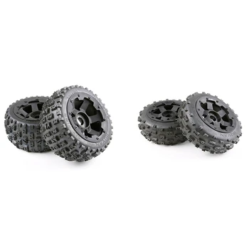 

Tyres and Wheel Hub Set for 1/5 Hpi Km Baja 5B Rc Car Parts