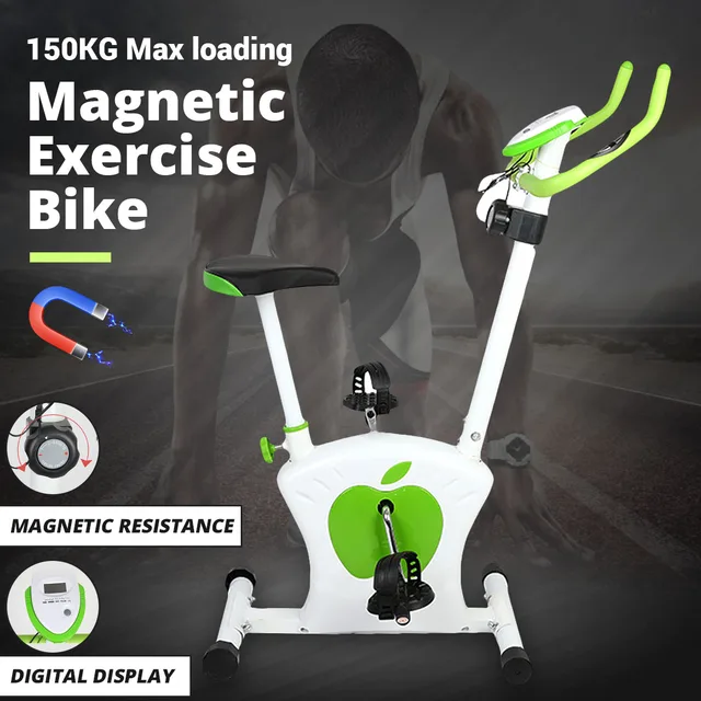 US $205.24 Indoor Cycling Magnetic Resistances Exercise Bike with LED Monitor Cardio Home Fitness Gym Spinning