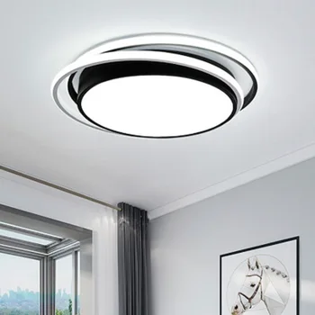 

2019 living room lamp modern simple atmosphere large lighting lamp rectangular bedroom lamp led ceiling lamp