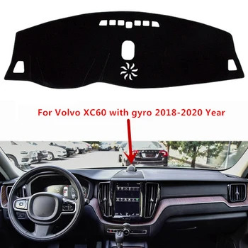 

SJ Non-Slip Car Inner Auto Dashboard Cover Dashmat Pad Sun Shade Carpet Dash Board Cover For Volvo XC60 With GYRO 2018 19 2020