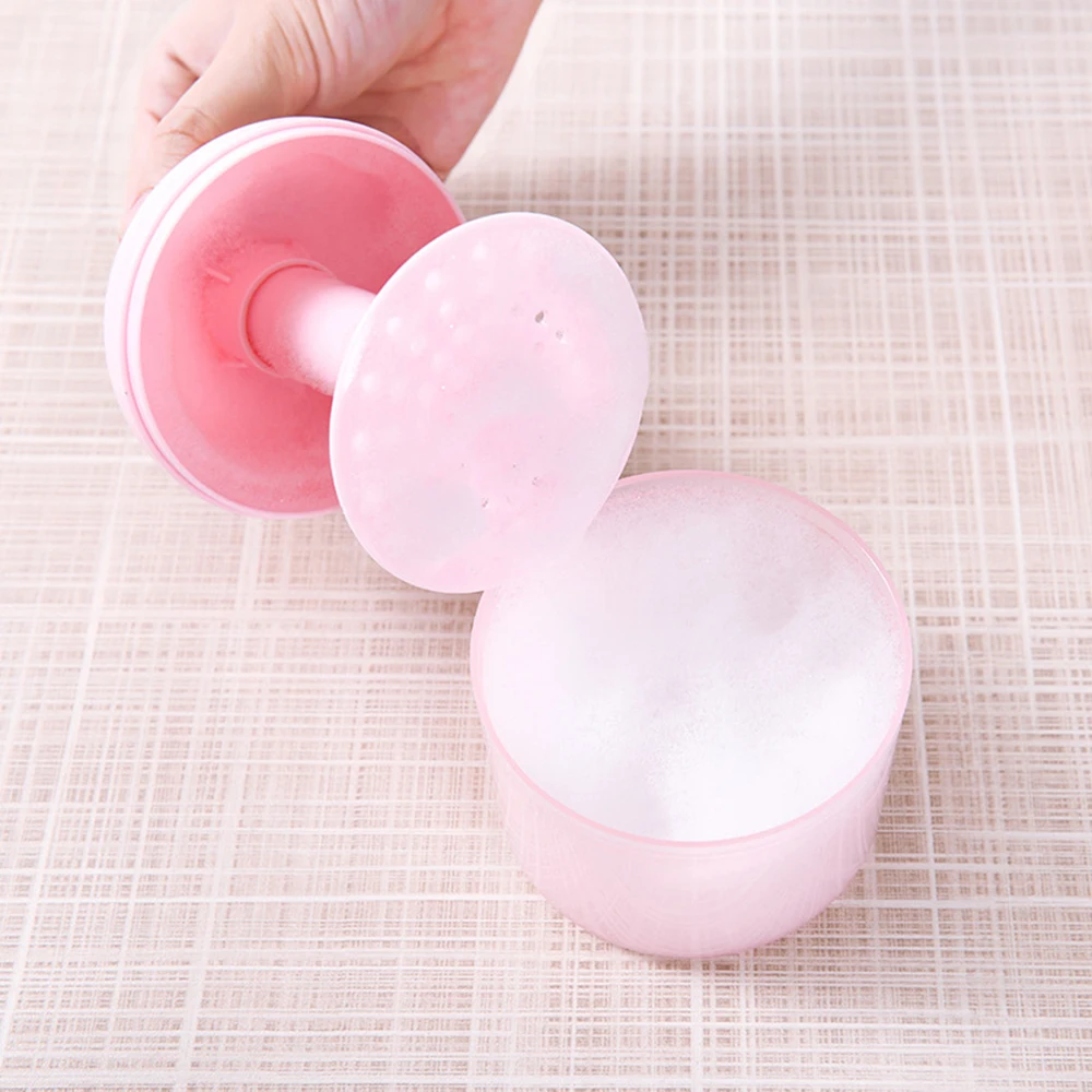 1Pc Portable Shower Gel Bubbler Bathroom Bubble Cup Travel Facial Foam
