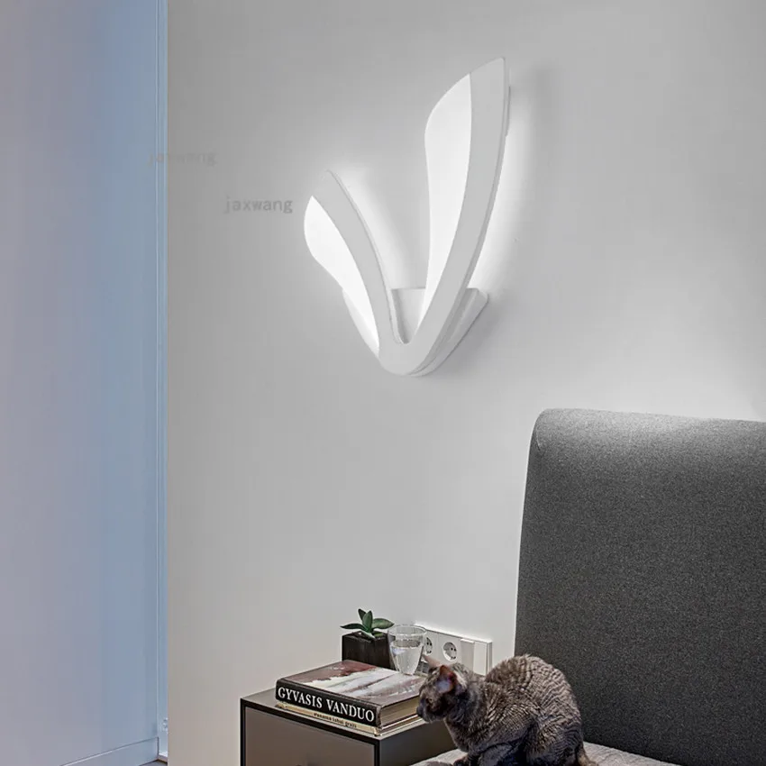 Modern LED Ins Sconces Lighting Nordic LED Wall Lamps Living Room Beside Bedroom Creative Wall Light Aisle Warm Light Fixtures