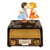 Retro Recorder Music Box Couple Kissing Musical Case Valentine's Day Gift for Boy and Girl Friends Home Decoration Crafts 6