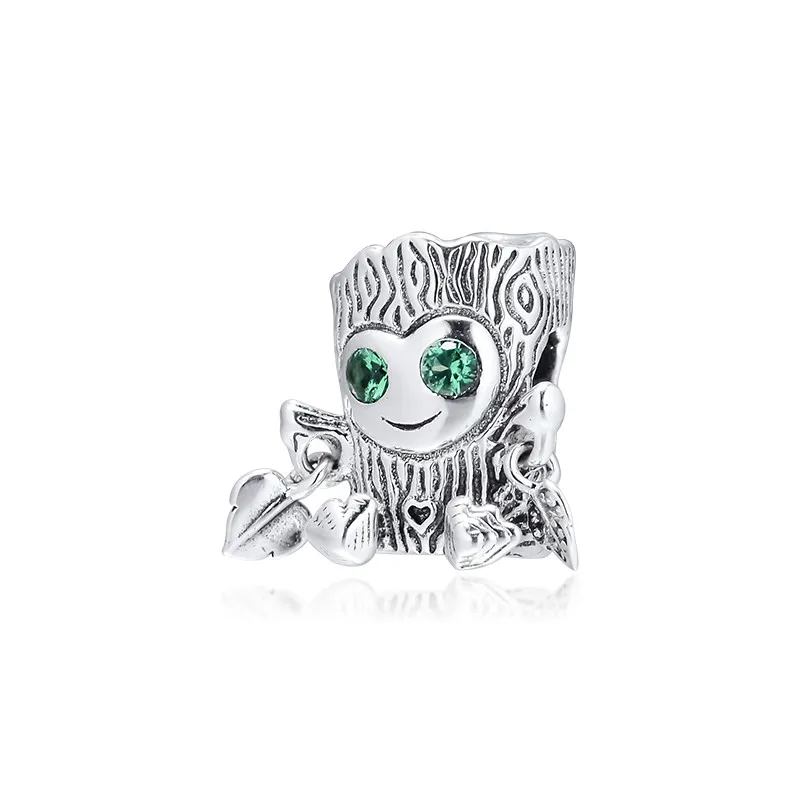

2019 New Autumn Collection Sweet Tree Monster Charm Beads for Jewelry Making Silver 925 Halloween Beads for Bracelets Women DIY