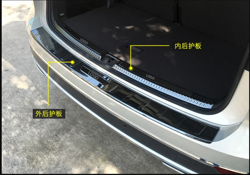 Нержавеющая сталь для Toyota Avalon Автомобильный задний бампер протектор порога багажника протектора накладка автомобиля Стайлинг