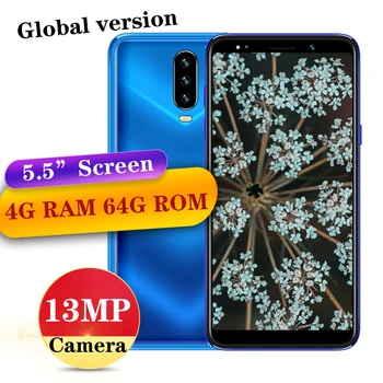 

A21s 5.5inch 13MP Quad Core face id unlocked Android mobile phone 4G RAM 64G ROM Smartphones Global Version celulares Cellphones