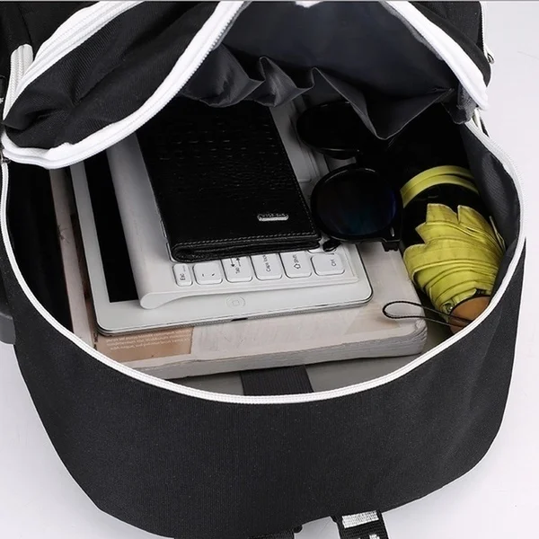 BPZMD светящаяся сумка Многофункциональный usb зарядка странные вещи путешествия холщовый студенческий рюкзак для подростков мальчиков девочек школьная сумка