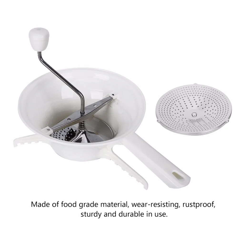 Multifunctional Manual Food Grinder Rustproof Salad Vegetable Fruit Mixer Cheese Thinner Blender Kitchen Gadget Cooking Tools