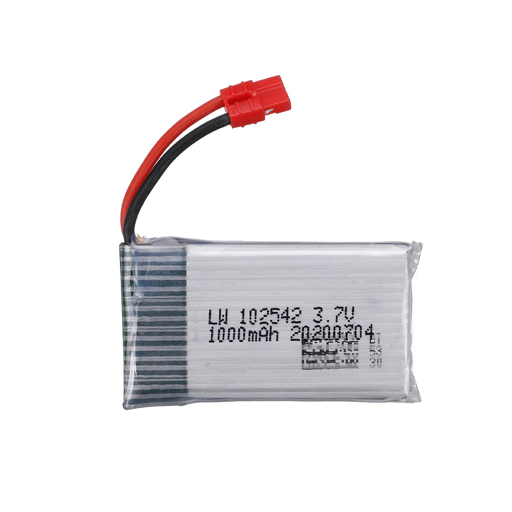 3.7V 1000mAh 102542 Lipo Battery  for Syma X5HC X5HW X5UW X5UC RC Quadcopter Battery with Charger  Drone Spare Part