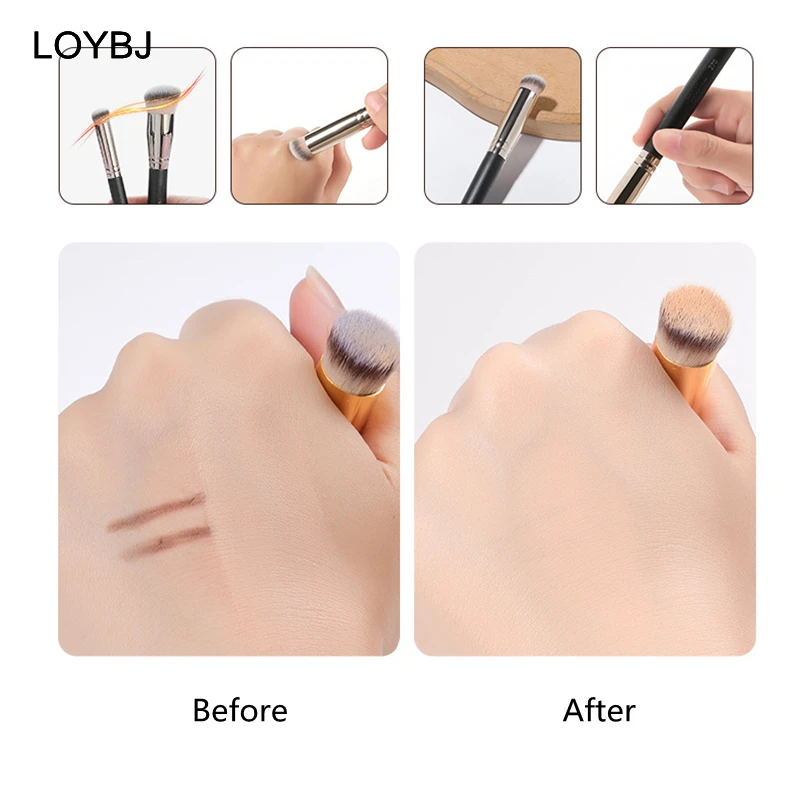 LOYBJ 170 Foundation Makeup Brush 270 370 Concealer Brushes Cosmetic Powder Blush Contour Cream Women Face Beauty Make Up Tools view 5