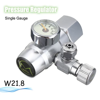 

W21.8 Aquarium Co2 Regulator System Magnetic Solenoid Carbon Dioxide Meter Pressure Gauge