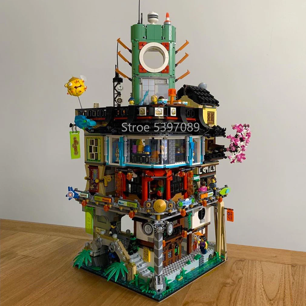 

IN STOCK 06066 Bricks Compatible With Legoinglys NINJAGOS City 70620 Building-Blocks Toys For Kid Christmas Gifts