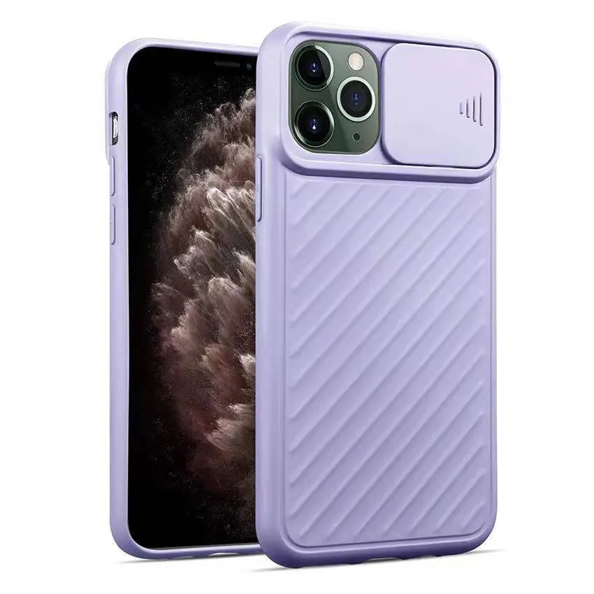 Camera Cover Case For Iphone 11 Pro Max 12 Mini X Xs Xr 8 Plus 7 8plus 7plus Protection Silicone Luxury Brand Purple Accessories Mobile Phone Cases Covers Aliexpress