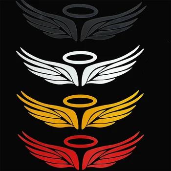 

Angel wing reflective vinyl sticker car styling decal sticker 6X20CM waterproof Auto decoration sticker