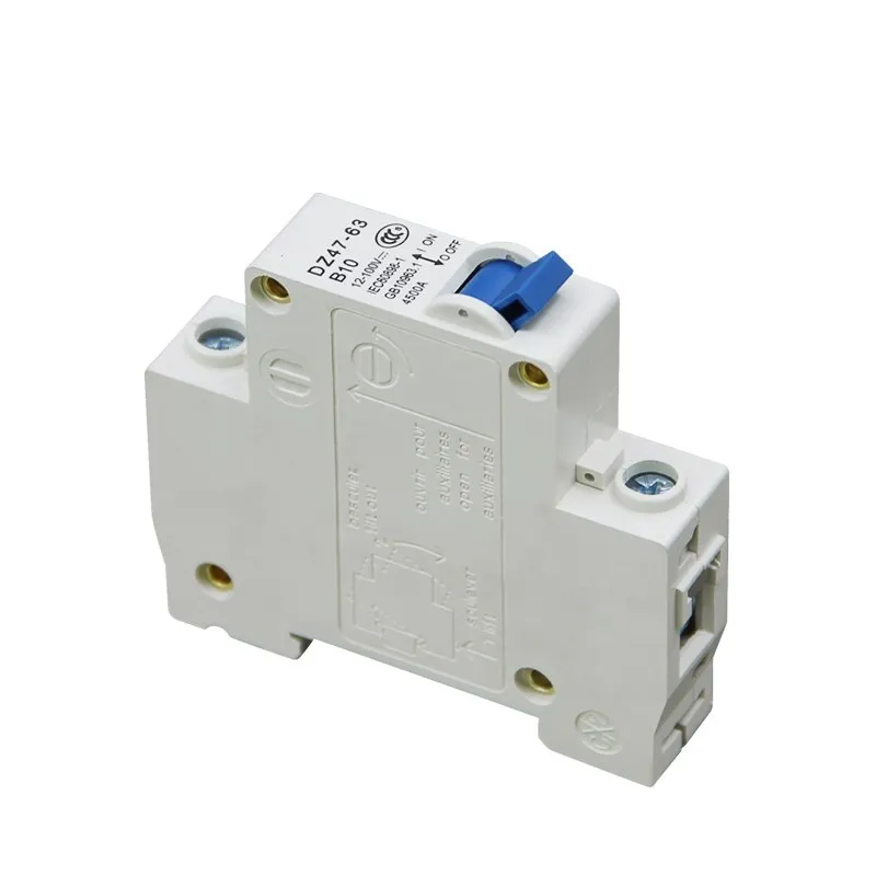 DC12 100v автоматический выключатель 24 в 36 48 60 1p 2p 3p 4p 1 125A прямой воздушный открытый