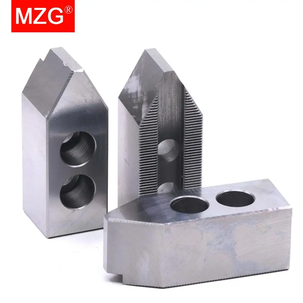MZG 5 8 10 12 inch 60 Degree Standard Hollow Soft Jaw for CNC Lathe