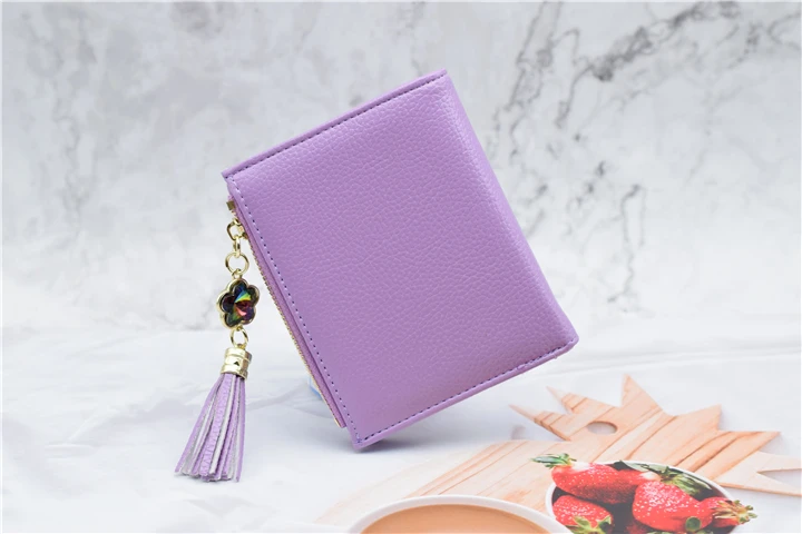 Wallet Women PU Leather Red/purple/pink 10 Card holders + 2 Note Compartment + 1 Zipper Poucht Female Purse Card Case Money Bag