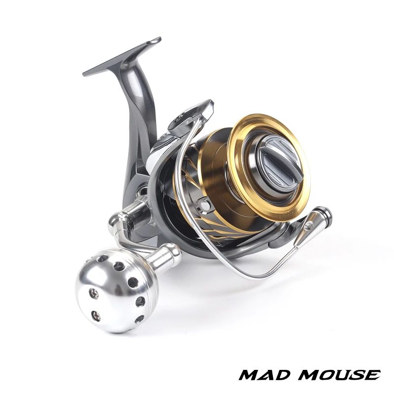 Катушка для спиннинга MADMOUSE SALTIGA BJ 4000 /6000/10000 11 + 1 шарикоподшипник 35 кг|Рыболовные