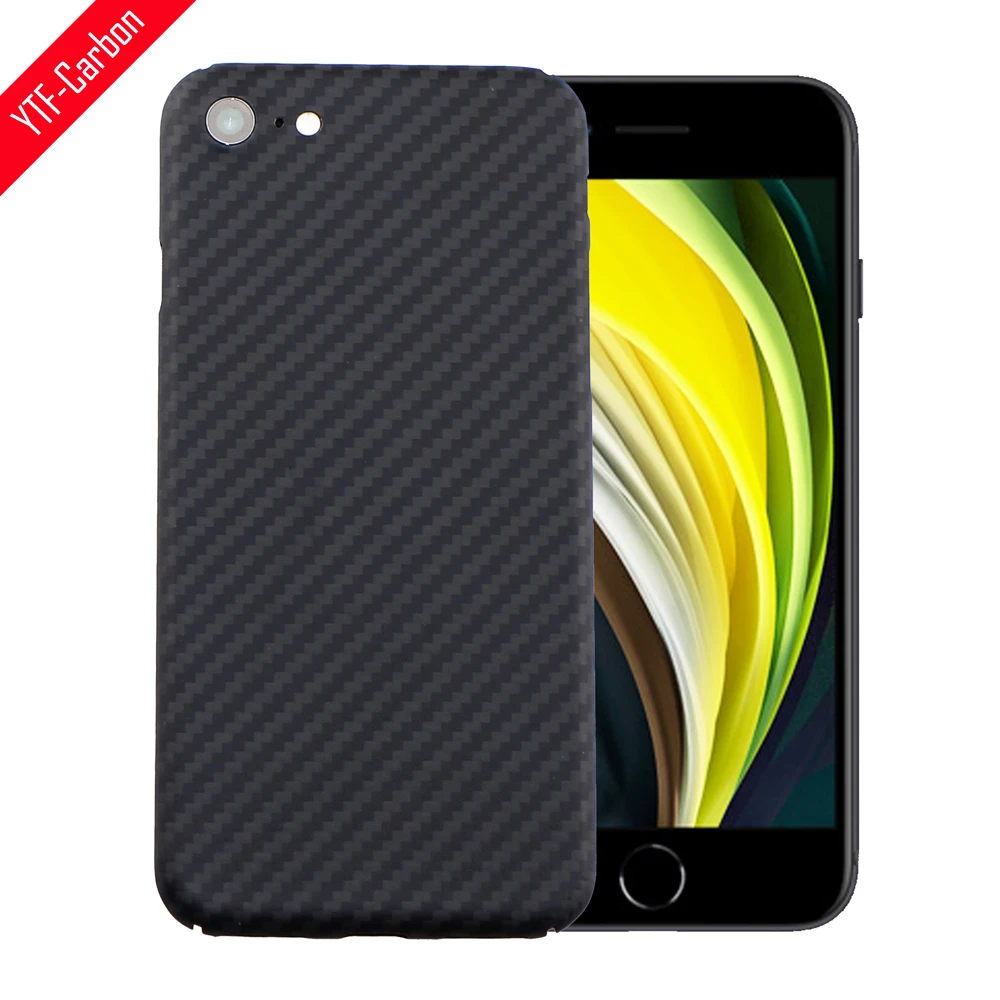 Ytf Carbon Real Carbon Fiber Phone Case For Iphone 7 8 Se2 Aramid Fiber Ultra Thin Anti Fall Ultra Light Business Phone Shell Phone Case Covers Aliexpress
