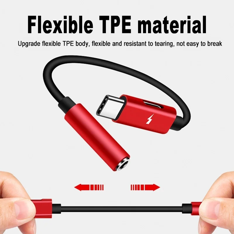 Адаптер Auriculars type C 2 в 1 адаптер для samsung Note 10 Tapec 3,5 мм разветвитель AUX для huawei Mate30 P30 Pro Adaptateur