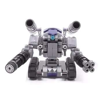 

242Pcs STEM MOC Agent Group Flame Locomotive Mecha Bricks Small Particle Building Blocks Educational Toy Set Model Toy For Kid