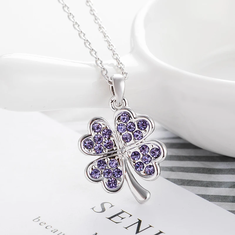 Collar de diamantes de imitación de corazón para mujer, joyería chapada en plata libre de metales pesados, regalo de Navidad, accesorios baratos al por mayor, NL 00664|Collares - AliExpress