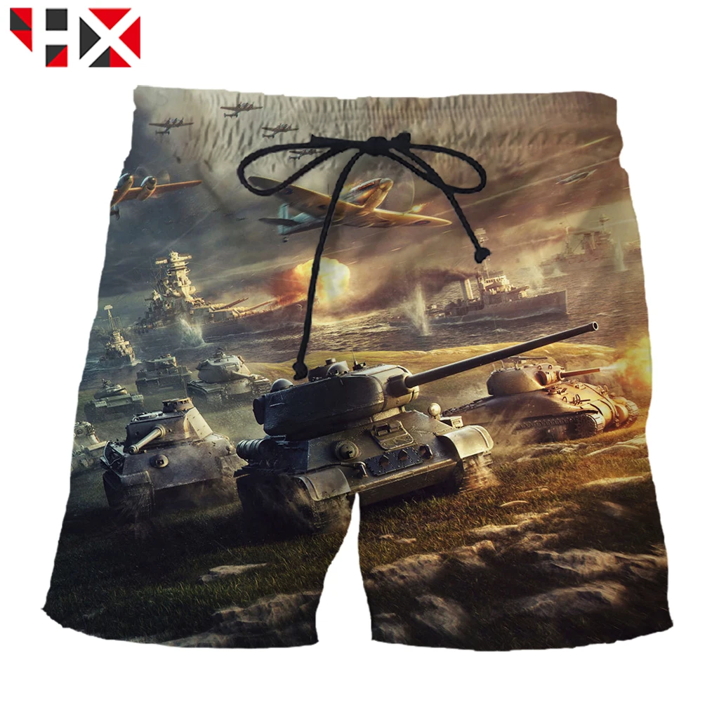 Hx Estate Di Tendenza Del Mondo Di Serbatoi Shorts 3D Stampa Shorts Uomini/Donne Harajuku Streetwear Uomini Di Stile Shorts Hx824
