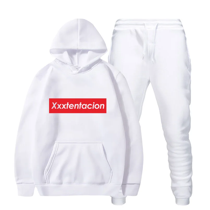 Костюм Rip Xxxtentacion толстовки Толстовка для женщин мужчин Jahseh Dwayne Onfroy Revenge пуловер комплект из 2 предметов спортивный костюм