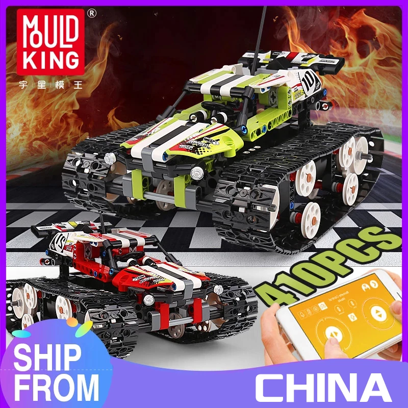 Совместимость 42065Technic гусеничный гоночный автомобиль дистанционного Управление RC Гусеничный строительные