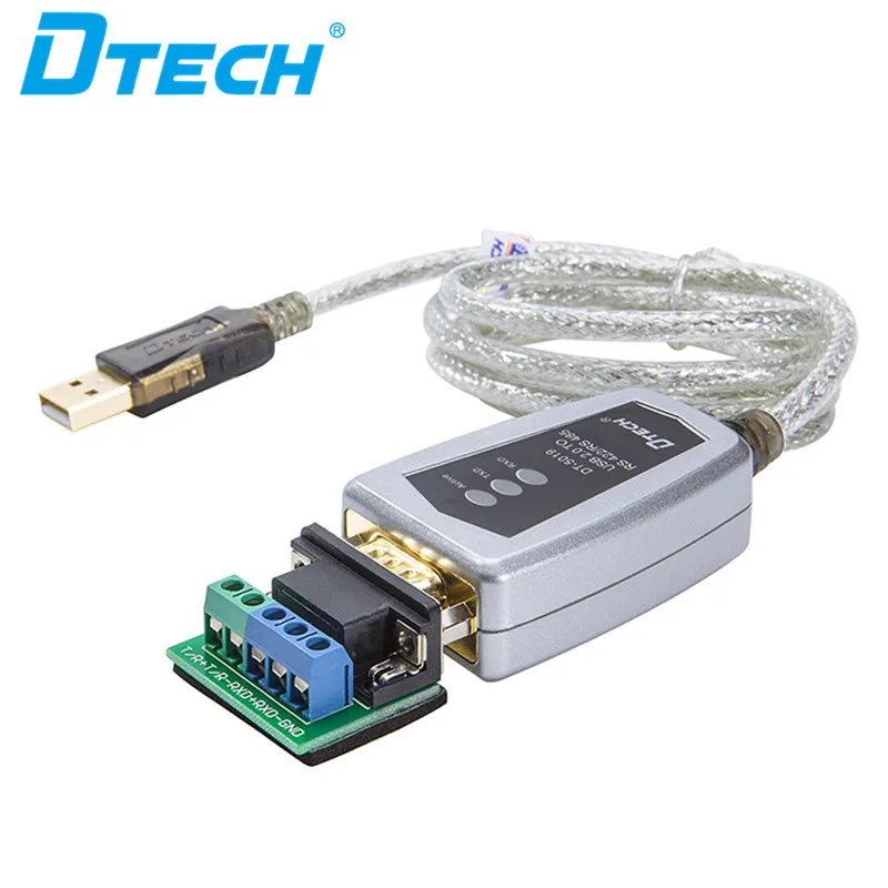 Кабель-переходник DTECH с USB на RS422 RS485 последовательным портом | Электроника