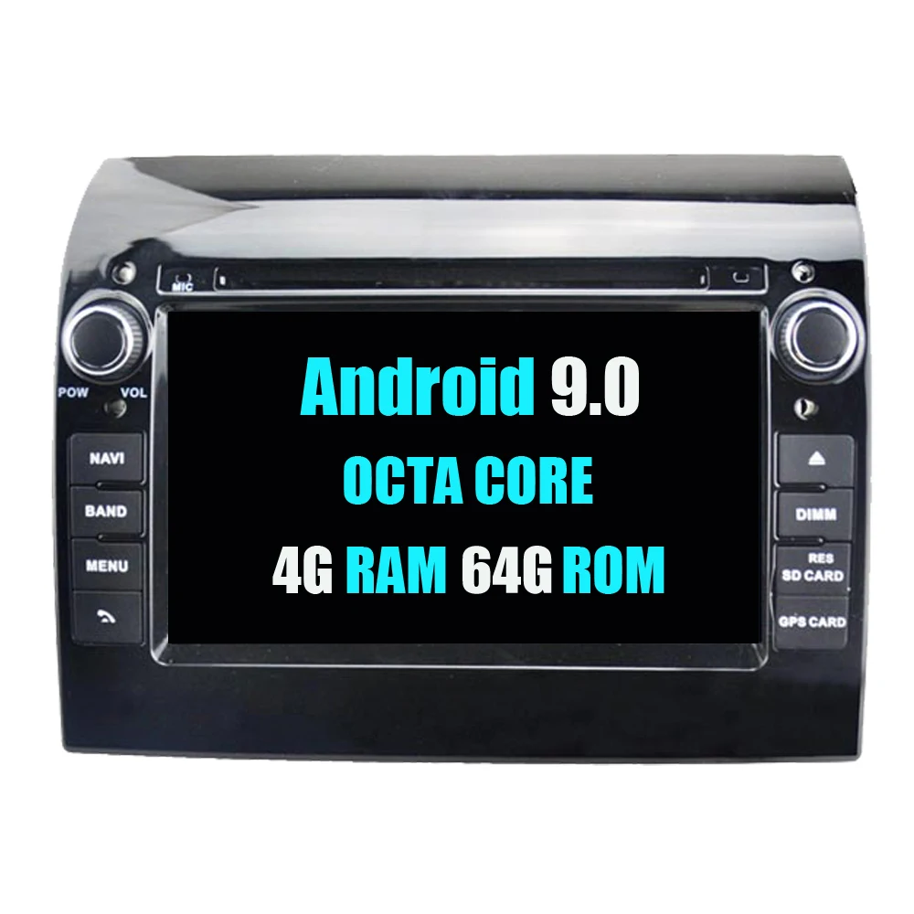 Excellent RoverOne Car Multimedia Player For Fiat Ducato 2009-2015 Android 9.0 4G+64G Octa Core Radio GPS Stereo Bluetooth Head Unit 5