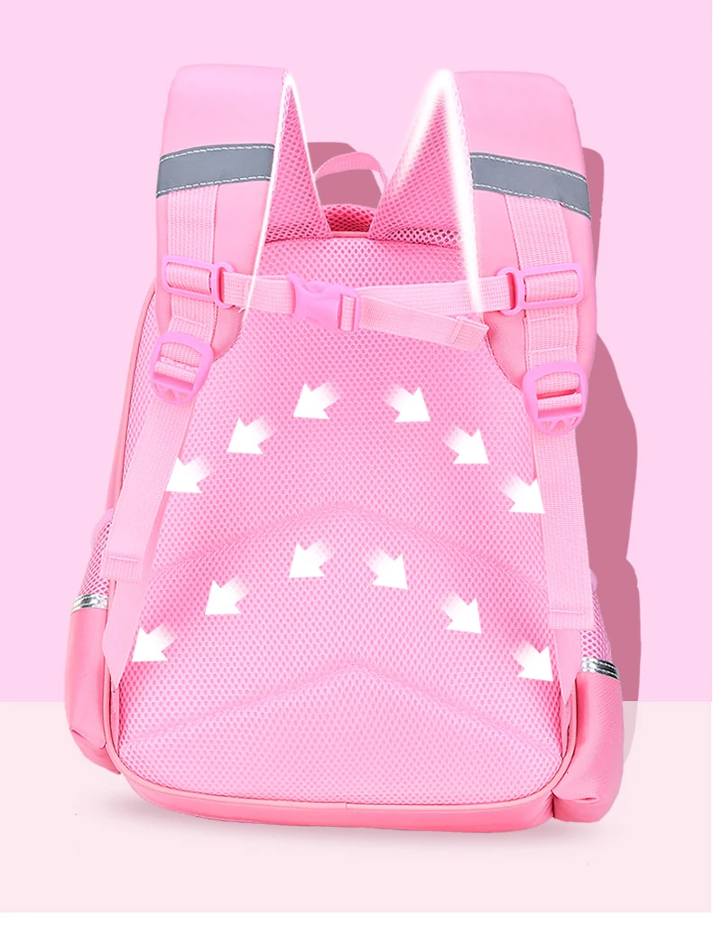 Waterproof Children School Bags Cartoon Cute Princess Backpacks Orthopedic Kids Book Bags for Teenage Girls Schoolbags Mochila