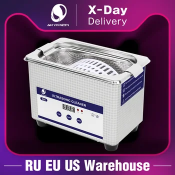 

Skymen Ultrasonic Cleaner 0.8L Manicure Tools Metal Parts Cutters Ultrasound Jewelry Bath Dental Ultrasonic Wave Washing Machine