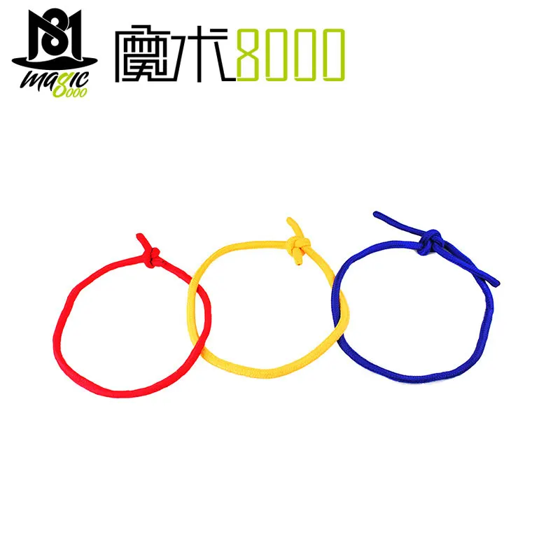 

Three Strings Three Color Linking Ropes Magic Trick Red Yellow Blue Rope Magic Props Close-Up Funny Professional Accessories