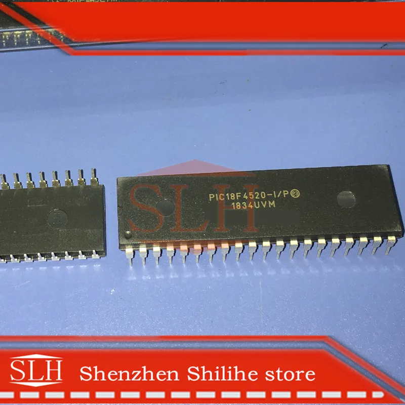 

2 шт./партия PIC18F4520-I,P PIC18F4520-I DIP-40, новый оригинальный запас