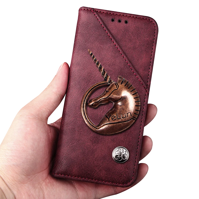 Роскошный чехол для Xiaomi Redmi Note 8/Red Rice Note8 Pro 7A чехол для телефона кожаный флип-кошелек Магнитный чехол с держатель для карт-книжки - Цвет: Red