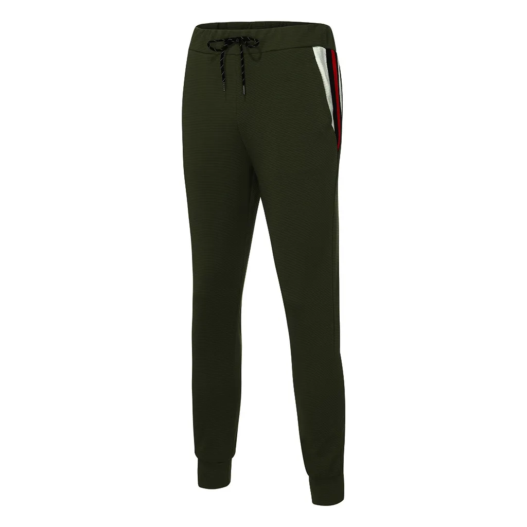 Vogue Mens Autumn Gradient Zipper Print Sweatshirt Top Pants Sets Sport Suit Tracksuit
