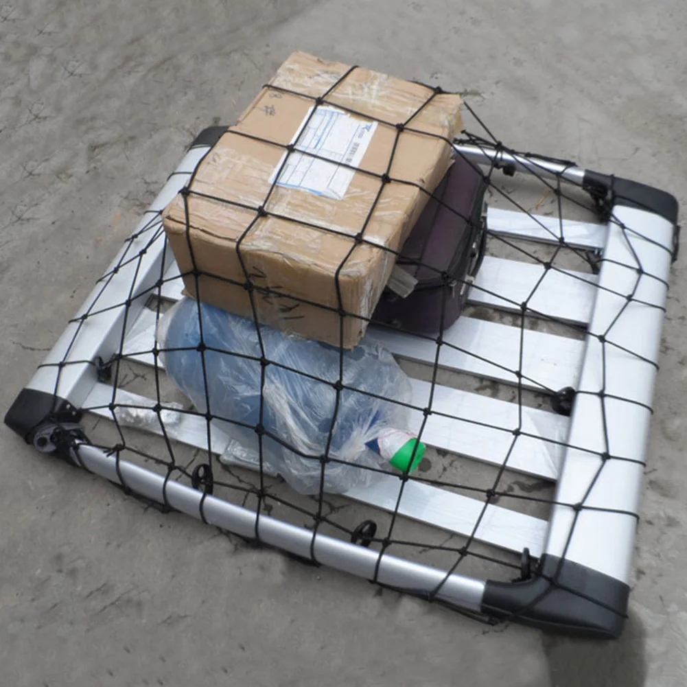 Банджи груз чистого отправления багаж хранения растягивается эластичная сетка держит небольшие и большие нагрузки плотнее для SUV, ATV/UTV, RV, кузов пикапа