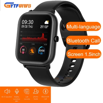

GT168 Smartwatch Heart Rate Tracker Bracelets Fitness Trackesr Bluetooth Watch IP67 Waterproof Wristbands For Android IOS PK P8
