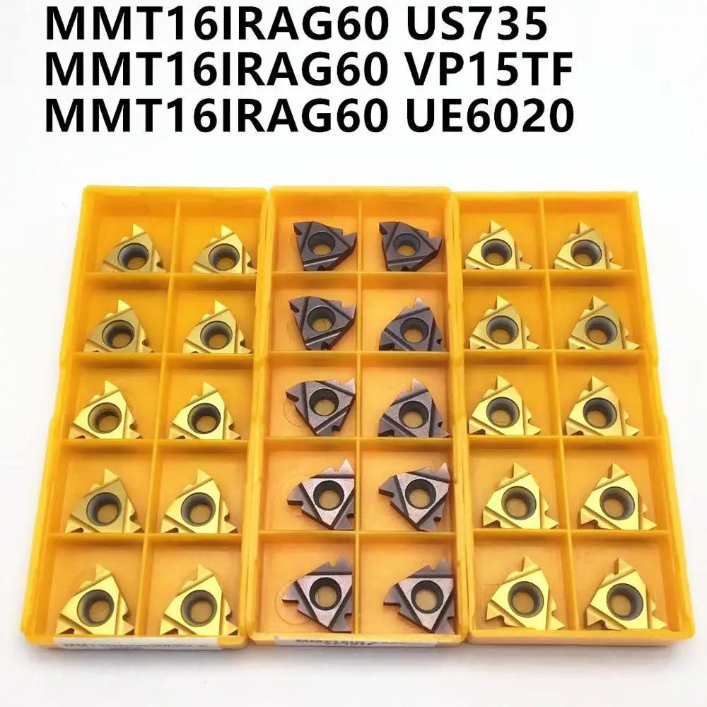 Резьбовой инструмент MMT 16ER 16IR AG55 AG60 Карбидное лезвие токарный режущий станок CNC