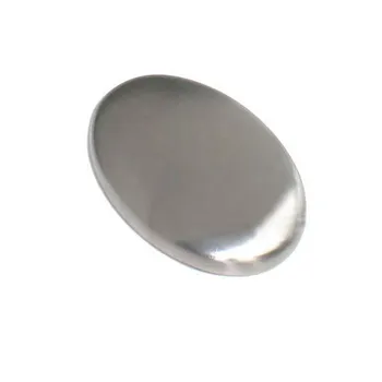 

Stainless Steel Soap Kitchen Bar Odor Remover Garlic Deodorize Kitchen Gadget Tool Skin Care Soap 6.2*4.2cm #CL3