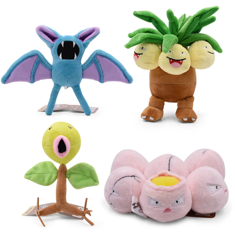 

TAKARA TOMY Japan Anime Pokemon Bellsprout Stuffed Plush Cartoon Peluche Dolls Christmas Gift Baby Toys for Kids